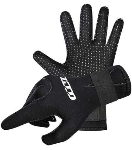 thumbnail image 2 of Xcel 5 Finger Gloves Infiniti 3mm Black 2 of 13