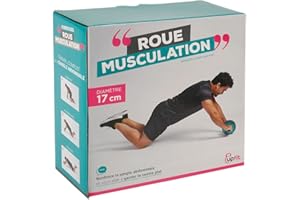 UPFIT - Roue de musculation pour sangle abdominal - 2 en 1 roue stable et instable en fonction de sa position - Poids maximum: 110 kg en utilisation - Utilisation sur surface plane uniquement