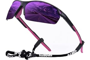 OKH Polarisierte Radfahren Brillen für Männer und Frauen im Freien Sportbrillen UV400 Schutz fahren Sonnenbrillen Brillen mit TR90 Unzerbrechlichem Rahmen