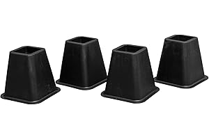 Aidapt Bed, Chair and Furniture Robust Height Raisers (Risers) Increasing Height By 150mm (6") With Extra Wide Base For Stability