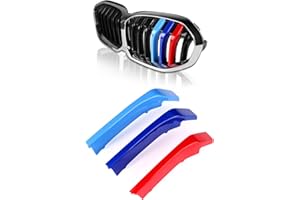 ‎KUNGKIC KUNGKIC Front Kühlergrill einfügen Trims Streifen Grills Cover Compatible with BMW 1er F40 2020 2021 2022 2023 Sports Style Exterior Dekoration Zubehör 3 Stück