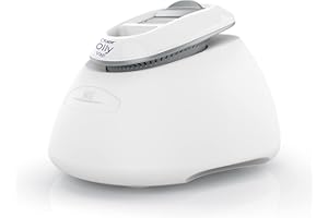 FLAEM Olly Umidificatore a Caldo, Pre-Raffreddamento del Vapore Sterile, Luce Notturna, Ampia Capacità per Acqua e Essenze, Sicuro per i Bambini, Adatto per Ambienti Fino a 25 mq