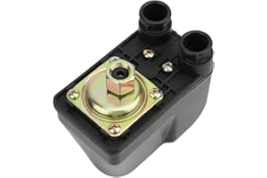 AUNMAS Pump Pressure Switch, Automatic High Pressure Protection, Low Pressure Activation, Durable Design for Pump Systems, G14 Interface Thread, 10A IP44 Protection