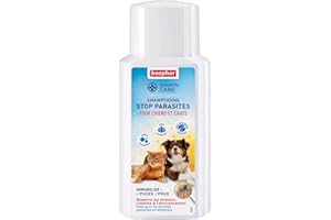 BEAPHAR – DIMÉTHICARE – Shampoing Stop Parasites à l'Aloe Vera pour Chien et Chat – Contre puces, tiques et poux – sans Pesticide et sans Insecticide Chimique – Action immédiate – Flacon 200 ML