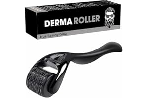 GENERIC Derma Roller for Hair Growth | Microneedling Skin Roller for Face Body Scalp | 540 1.5mm Titanium Needles | Skin Care Microneedle Roller for Men Women Safe & Easy to Use (1.5mm)