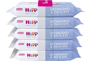 HiPP - Salviette Neonato, Detergenti & Delicate Neonati, 15 Confezioni da 48 Salviettine Ciascuna, Salviette Umidificate, Senza Plastica, Bambini, Neonato