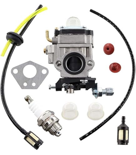 Kit Carburateur Complet Pour Débroussailleuse BC52 / BC520 - Avec Joints, Tuyaux, Filtre Et Apprêts - Remplacement Facile