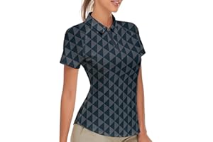 Soneven Polo T Shirt Donna Manica Corta Golf Camicia Magliette Donna Manica Corta Lavoro Traspirante da Tennis, Golf Maglie Polo