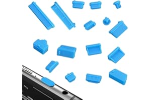 POVANJER - Tapa de Enchufe USB C, tapón Antipolvo para Puerto de Ordenador portátil (16 Unidades, tapón Antipolvo de Silicona para Ordenador portátil)