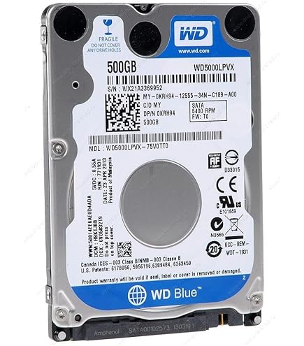 WESTERN DIGITAL WDC WD5000LPVX-80V0TT0 500go 2.5" HDD