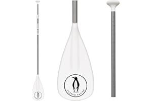 Tuxedo Sailor SUP Paddles - Adjustable Stand Up Paddle 3 Piece or 4 Piece Floating Alloy Portable Paddle Board Paddles - Lightweight & Floating oars - Durable and Packable - Efficient Padding