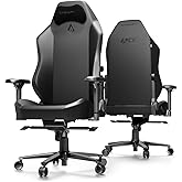 Cybeart Apex Ghost Edition PU Deri 4D Hafızalı Bel Destekli Oyuncu Koltuğu Siyah