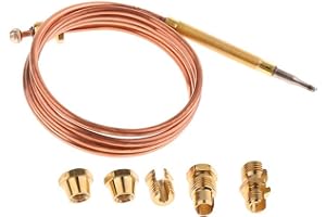 Uniwersalna termopara do kuchenki gazowej o długości 90 cm z 5 nakrętkami 10 lat gwarancji - MONTERAL