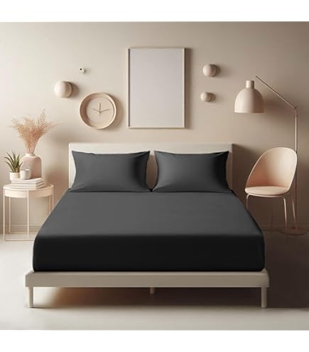 Sonive Spannbettlaken 180x200cm - Elastisches Betttuch Für Matratzen Bis 30cm