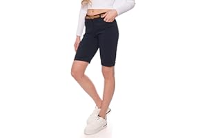 KENDINDZA COLLECTION Kendindza Chino Shorts Damen Kurze Bermuda Shorts Damen Knielang Kurze Hose Damen Sommer Shorts Damen Sommer elegant