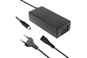 Mezelon Cargador de Scooter 42 V 2 A para Xiaomi M365, Pro 2, Scooter eléctrico Ninebot ES1 ES2 ES4 2S3 E22E E25E E45E EU Plug 8 mm DC Head Interface Charger