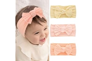 Fashband Diademas para bebés Bowknot Bandas elásticas para el cabello Lindos accesorios para el cabello para niños pequeños (G)