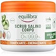 Equilibra Corpo, Scrub Salino Tonificante Energizzante, Scrub Corpo Tonificante ed Esfoliante, per una Pelle Levigata e Nutri