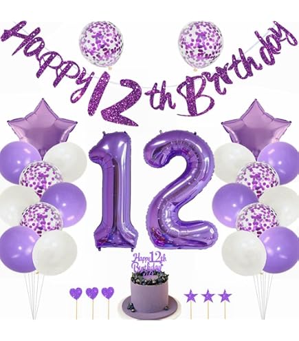 12 Stück Lila Glitzer Geburtstagskerzen Mit Halter – 7,5 Cm, Für Kuchen & Cupcakes