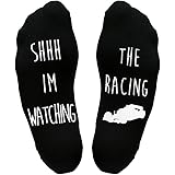 Watching The Racing Sole Socks Funny Joke Gift Idea Car Racing Dad Father's Day