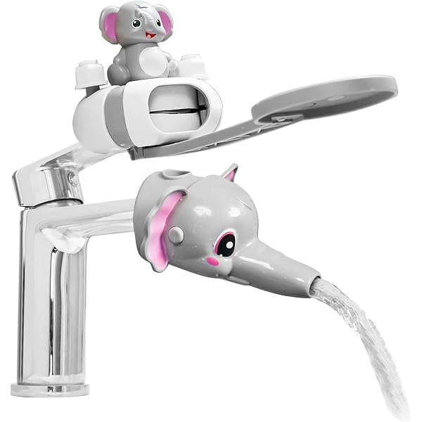 Estensione per rubinetto per bambini, in silicone, rimovibile, per la maniglia del lavandino, per neonati e bambini, arancione | Leroy Merlin