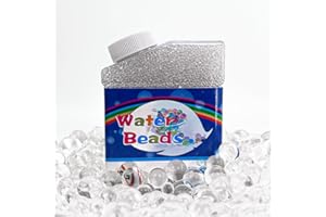 G&S homedeko Clear Water Gel Beads 50000 PCS, Vase Fillers for Floating Pearls & Candles, Wedding，Party Decor, Expandable Hydration Crystals (Transparent)