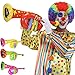 Produktbild Aufblasbare Tuba Accessoire Clown Kostüm rot Musikinstrument zum Aufblasen Zirkusparty Zubehör Instrumentenimitat Tuba Imitat
