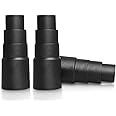 Excefore 4 Pcs Vacuum Cleaner Hose Adapter, Sander Dust Extraction Hose Adaptor for Random Orbital Sander, Jigsaw, Circular Saw Reducer (25mm/30mm/34mm/42mm)