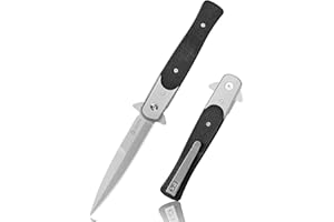 NedFoss MERMAID Klappmesser, 9.8 cm D2 Stahl Taschenmesser mit G10 Griff, Einhandmesser mit Liner Lock & Kugellager, Outdoor Messer mit Glip, Survival-Messer für den Alltag, Sammlung & Geschenk