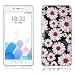 Produktbild Meizu E2 Hülle, FUBAODA, Romantische Klassische Blumen Zeichnung, Transparent Weiche Silikon Schutzhülle TPU Bumper Case für Meizu E2 (5.5")
