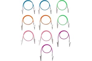GOSKNOR 10uds Clips Servilletas Dentales Sujetar Baberos, Porta Baberos Silicona Dentistas Cadena Cuello Colorida con Clips Metal Accesorios Adultos Mayores Clínicas Dentales Restaurantes(5 Colores)