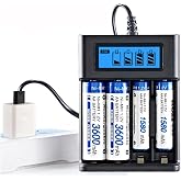 Greentech Pil Şarj Cihazı (D&ouml;rt Yuvalı) - 1.2V Ni-Mh/Ni-Cd AA/AAA/GT-BC03