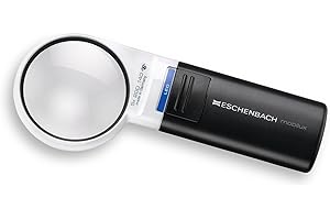 Eschenbach Optik Lupa ręczna lupa z oświetleniem LED mobiluxLED Powiększenie: 5x Rozmiar soczewki: (Ø) 58mm