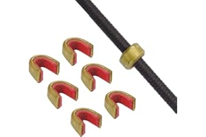 YLA Archery Bow String Nocking Points Strings Nock Sets Brass Buckle Clip Knocks (6pcs/pack)