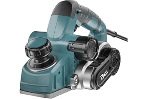 DNTI 1050w Rabot électrique rabot électrique bois 15000rpm largeur de rabotage 82 mm - profondeur de coupe 4 mm rabot à main bois électrique Electric Hand wood Planer 58219