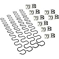 JJDD Sofa Springs,4 PCS 25" Spring with 16 PCS S Clips,4.0 Wire Diameter Sofa Spring Repair Kit for Seating in Furniture Interior Decoration, Automotive, or Other Applications