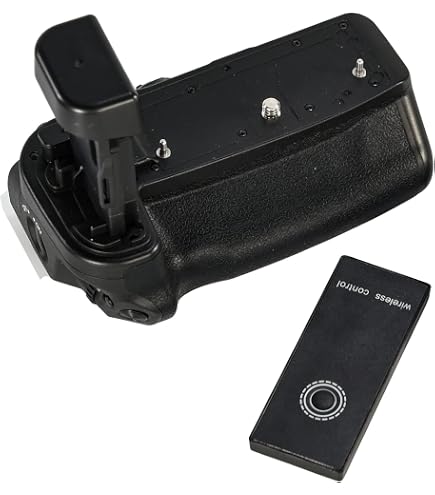 Canon QUMOX Remplacement Vertical Batterie Grip Poignée D'alimentation BG-R10 R5 R6 Pour Canon EOS R5 R6 R5C R6 Mark II Camera (pas Pour RP/R), Compatible Avec LP-E6NH Batterie(Batterie Pas Inclus Eos R10