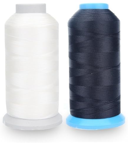 50M Gewaxte Draad 150D voor Lederen Naaien en Stiksels, Sterk en Duurzaam Waxed String Cord voor DIY Handwerk, Boekbinden en Schoenreparatie (Beige