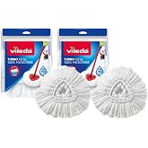 Vileda Turbo Classic mop yedek başlık, mikrofiber, beyaz, 2 adet