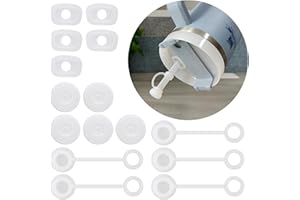 ZEACCT 5 Confezioni Copertura per Cannuccia, Tappi in Silicone a Prova di Fuoriuscite, Riutilizzabili, Tappi Rotondi per Perdite, Tappi Quadrati per Perdite, Antipolvere, Adatti per 2.0 Stanley Cup