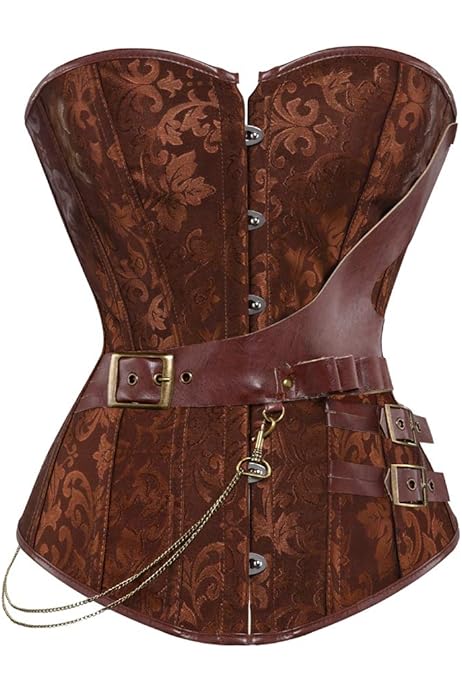 SCARLET DARKNESS Cintura Steampunk Donna Corsetto Elastico In Vita Con