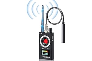 PNGOS Rilevatore Di Cimici E Microspie RF Senza Fili, Rilevatore Microspie K18 Anti Spy RF Detector per Telecamera Nascosta Lente Laser GSM Dispositivo Di Ricerca Allarme Segnale Wireless