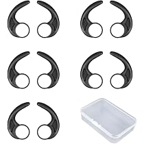 8 Paires De Crochets Oreille En Silicone Pour AirPods - Maintien Sécurisé Pour Le Sport, Course, Fitness
