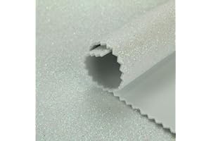 ALMACENES CASA ANGEL GOMA EVA GLITTER PURPURINA DE 90 CM ANCHO (BLANCO IRIS, 1 METRO)