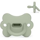 Suavinex, All Silicone Pacifier, for Babies 0/6 Months and Newborns, with Physiological Teat Sx Pro, Soft and Flexible, Ideal