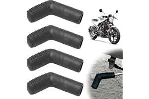SULIUDAJI 4 Pièces Protection Selecteur Vitesse Moto En Caoutchouc Premium Couverture Universelle Protege Chaussure Pour Moto Accessoire Protecteur Et De Levier Moto