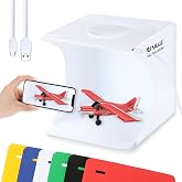 PULUZ Mini Photo Studio Box 20cm Portable Light Tent Photography Light Tent White Foldable 20 LED Lights+