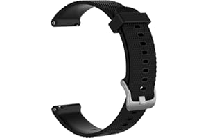 AUMOTOO Ersatzbänder für Garmin Vivoactive 3 / Vivomove/Vivomove HR Fitness Uhr 20mm verstellbares weiches Silikonband Schnellspanner Zubehör Armband
