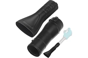 DECKMAN 191L13-5 191B21-6 Gebläsedüsenadapter & 197889-6 Flachenddüsen-Aufsatz-Set für Makita X2 36V Handgebläse, für XBU02Z XBU03 DUB362 Gebläse schmales Endprofil, erhöht die Luftgeschwindigkeit