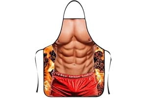 EIHI grembiule cucina uomo grembiule barbecue uomo grembiule cucina uomo divertenti grembiule uomo divertenti Cosplay Grembiule Grigliare Grembiule da Cucina da Donna Uomini Regalo（D）